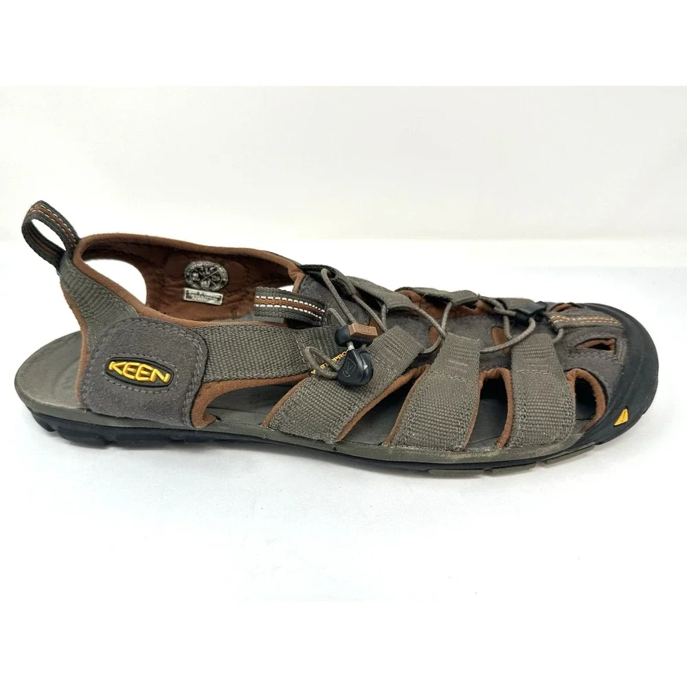 KEEN Newport H2 Men Sandals Size 11.5 Brown Waterproof Hiking Water Shoes 010116
